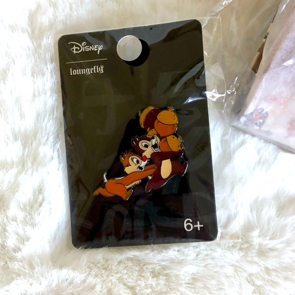 Disney Loungefly Chip n Dale Fall Leaves Acorns Backpack Bundle NWT - Picture 7 of 10
